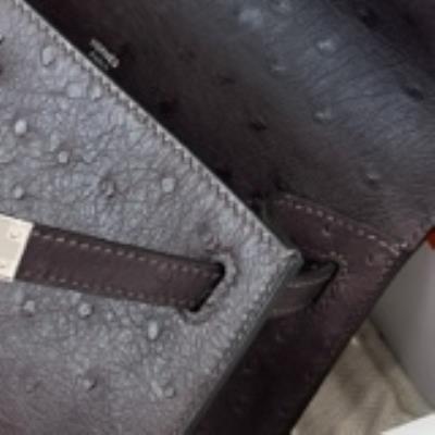 wholesale quality hermes ostrich graphite phw
